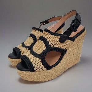 Robert Clergerie Drastic wedge sandals.